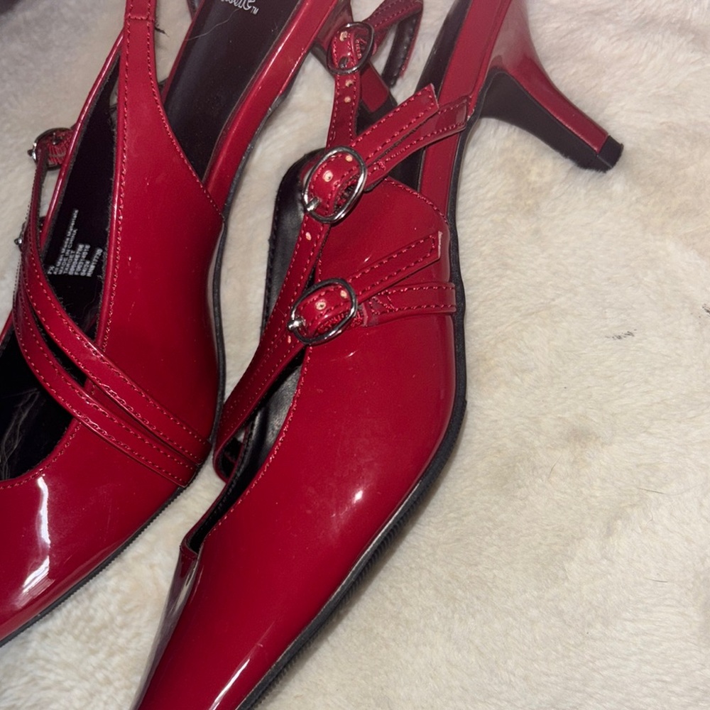 Elegant Red Women's Heels